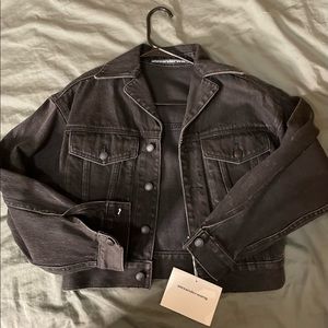 ALEXANDER WANG! Grey Aged Denim Jacket!